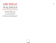 Tablet Screenshot of michelewaldman.com